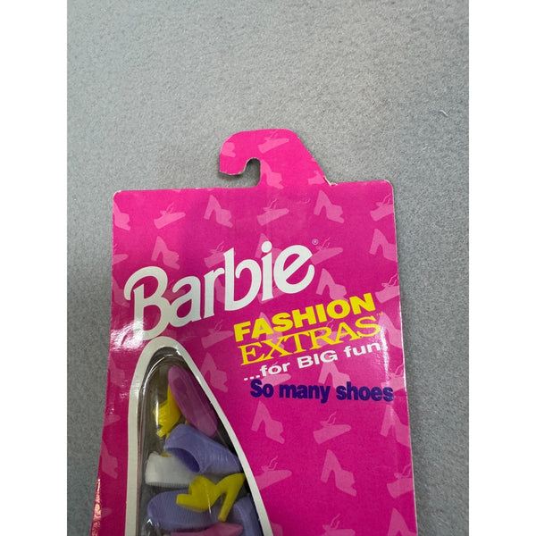 Barbie Fashion Extras Big Fun Shoes Accessory Pack Mattel Pink Vintage 1990s NWB
