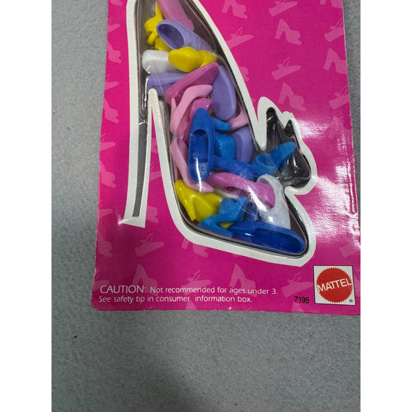 Barbie Fashion Extras Big Fun Shoes Accessory Pack Mattel Pink Vintage 1990s NWB