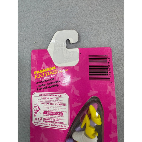 Barbie Fashion Extras Big Fun Shoes Accessory Pack Mattel Pink Vintage 1990s NWB