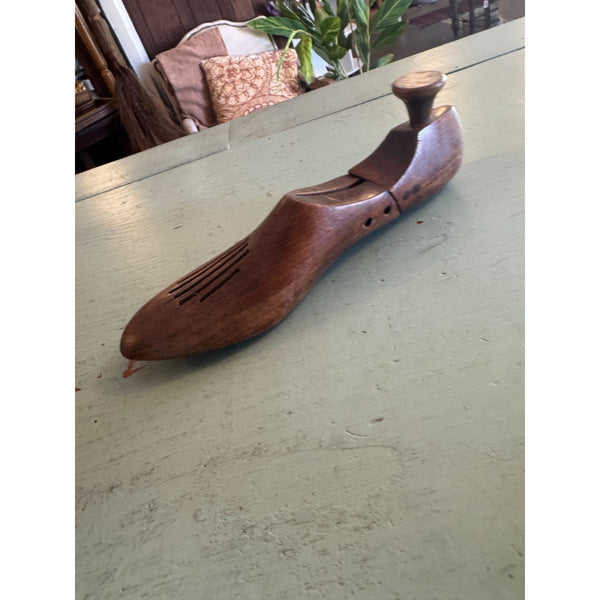 Wood Shoe Form Stretcher Vintage Bullocks No 8 3 Adjustable Hardwood Design Cobbler Tool