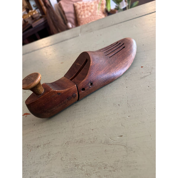 Wood Shoe Form Stretcher Vintage Bullocks No 8 3 Adjustable Hardwood Design Cobbler Tool