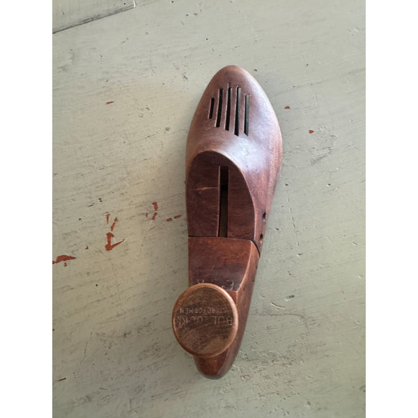 Wood Shoe Form Stretcher Vintage Bullocks No 8 3 Adjustable Hardwood Design Cobbler Tool