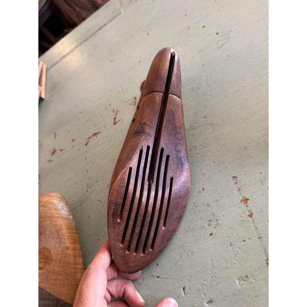 Wood Shoe Form Stretcher Vintage Bullocks No 8 3 Adjustable Hardwood Design Cobbler Tool