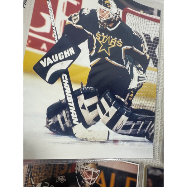 Rare Manny Fernandez Autographed Dallas Stars Photo and Hockey Photo Collection