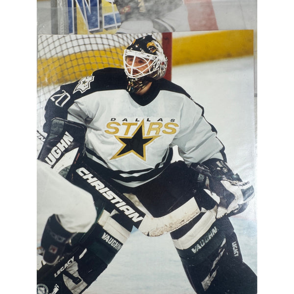 Rare Manny Fernandez Autographed Dallas Stars Photo and Hockey Photo Collection