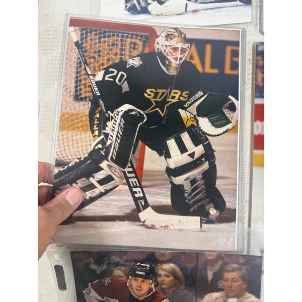 Rare Manny Fernandez Autographed Dallas Stars Photo and Hockey Photo Collection