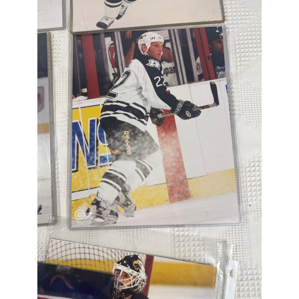 Rare Manny Fernandez Autographed Dallas Stars Photo and Hockey Photo Collection