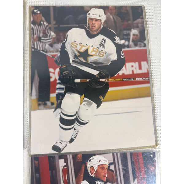 Rare Manny Fernandez Autographed Dallas Stars Photo and Hockey Photo Collection