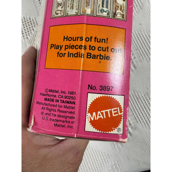 India Barbie Doll Vintage 1981 the World Collection Mattel 3897 NIB