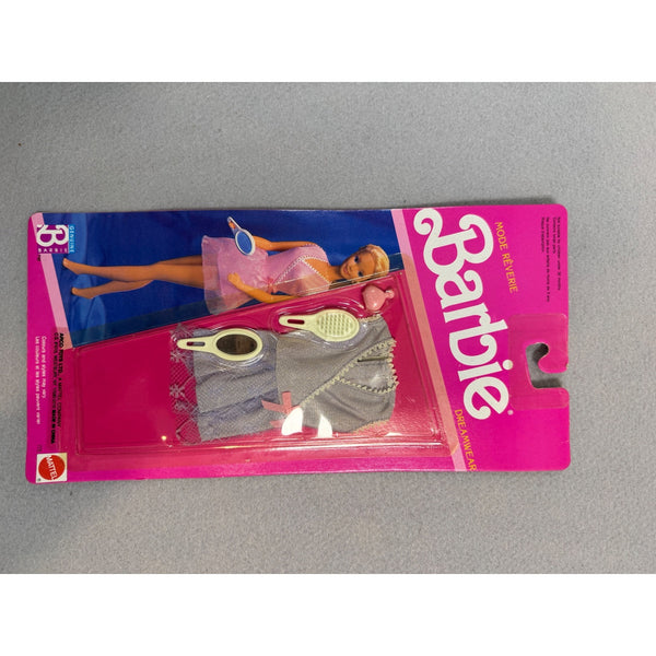 Barbie Mode Rêverie Dreamwear Fashion Doll Outfit Silver Pink Accessories NWB