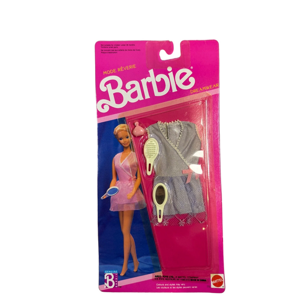 Barbie Mode Rêverie Dreamwear Fashion Doll Outfit Silver Pink Accessories NWB
