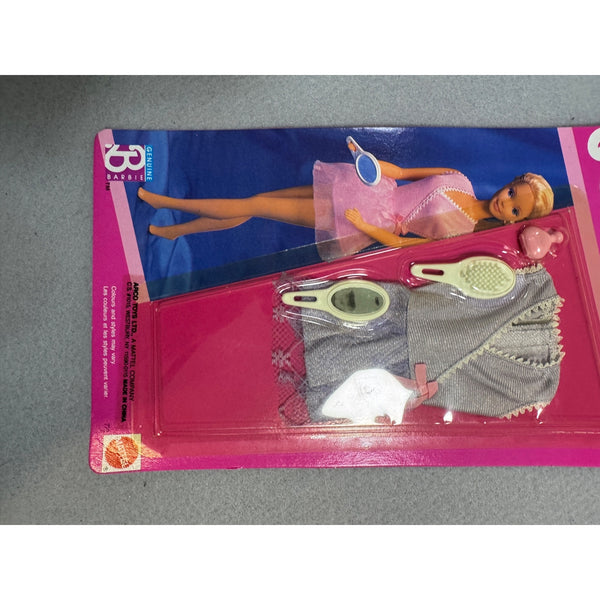 Barbie Mode Rêverie Dreamwear Fashion Doll Outfit Silver Pink Accessories NWB