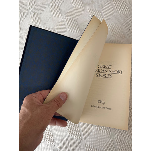 Great American Short Stories Bonded Leather Hardcover 1984 by Longmeadow Press