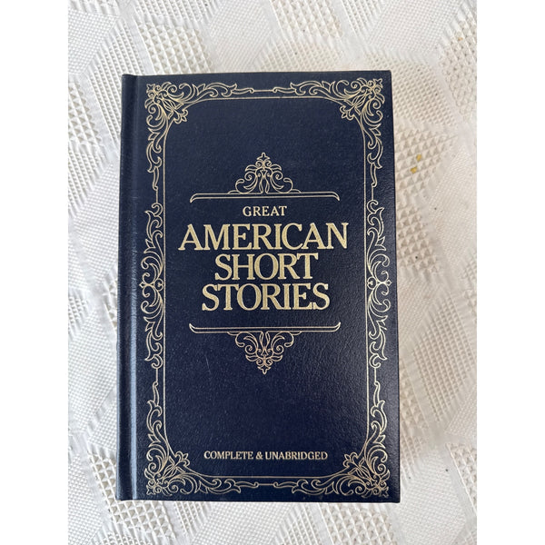 Great American Short Stories Bonded Leather Hardcover 1984 by Longmeadow Press