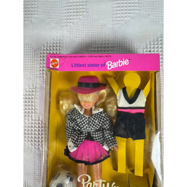 Stacie Little Sister of Barbie Party N Play Doll 1992 Mattel Outfit 5411 NIB