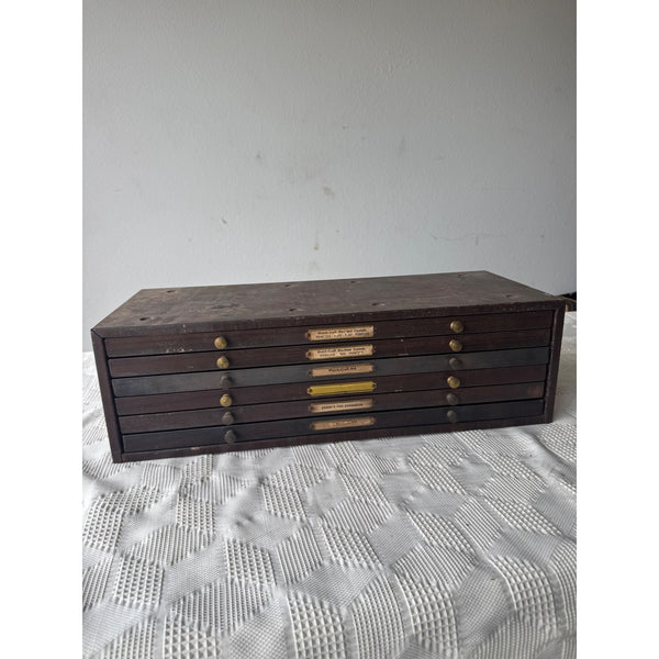 Vintage Watch Craft Watch Makers Storage Cabinet w 6 Drawers Watch Parts Repair