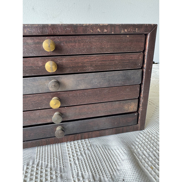 Vintage Watch Craft Watch Makers Storage Cabinet w 6 Drawers Watch Parts Repair
