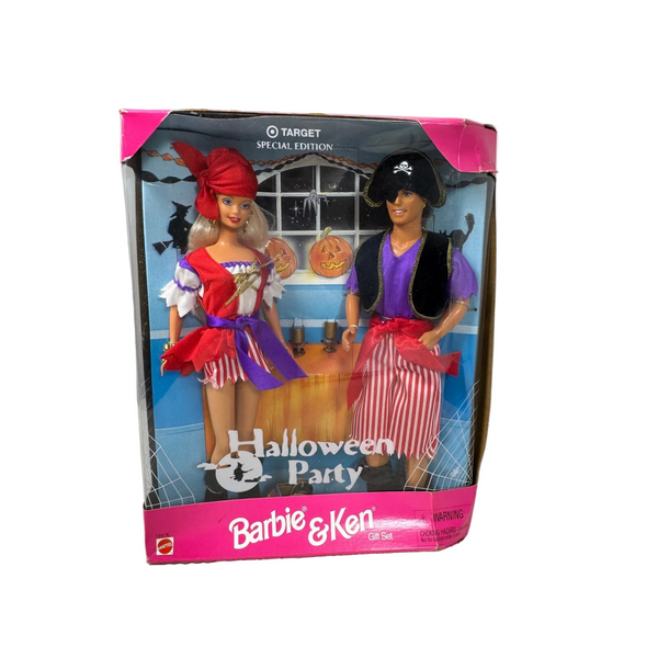 Halloween Party Barbie & Ken Gift Set 1998 Special Edition Mattel 12155 NIB