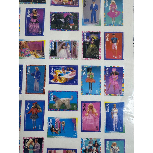 Barbie 1991 Trading Cards Collector Poster Mattel Vintage Memorabilia 1192