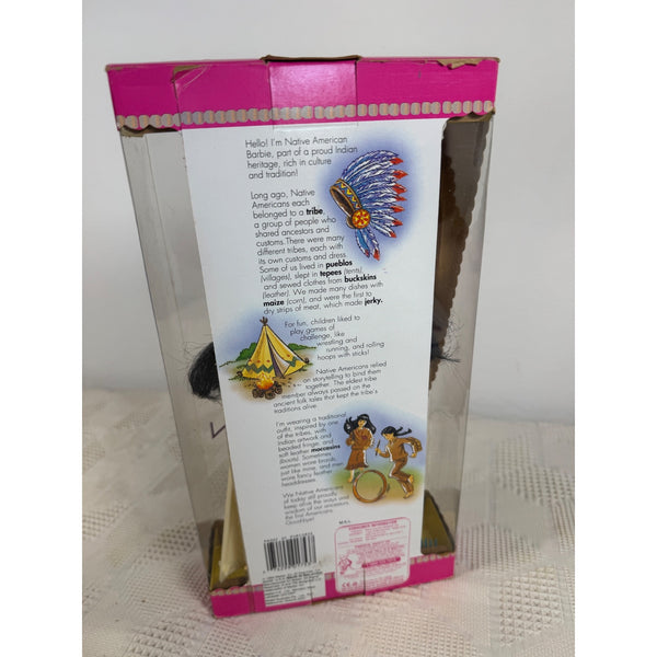 Native American Barbie Dolls Of The World Collection 1992 Special Ed 1753 NIB