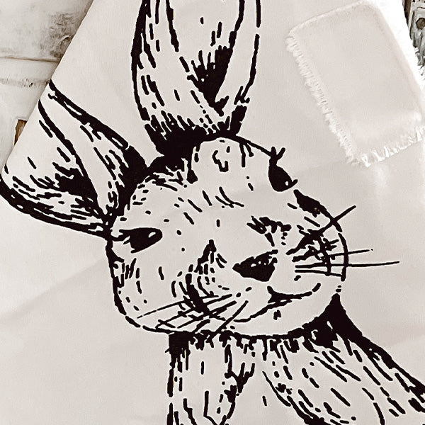 Mr. Rabbit Fabric Wall Art details