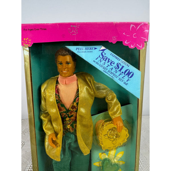Barbie Locket Surprise Ken Doll 1993 Mattel Vintage 10964 NIB