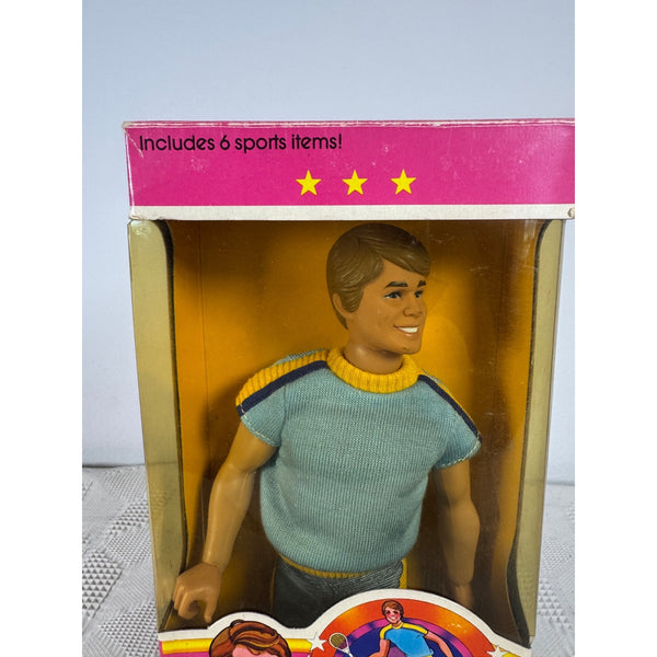 All Star Ken Doll 1981 By Mattel Includes 6 Sports Items Vintage Toy 3553 NIB