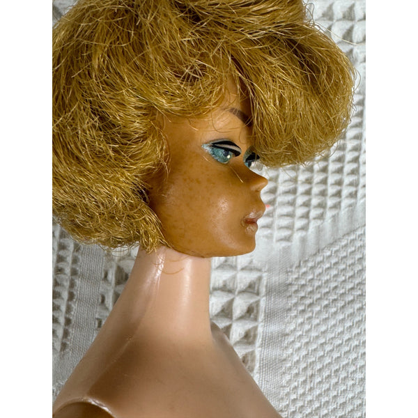Vintage Barbie Doll Mattel 1962 Japan Blonde Bubble Cut Hair Collectible