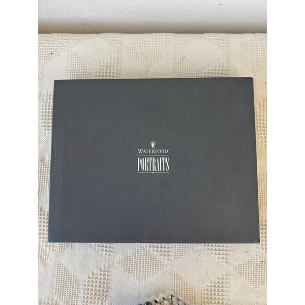 Waterford Crystal Portraits Diamond Cut 4x6 Picture Frame with Box and Pouch