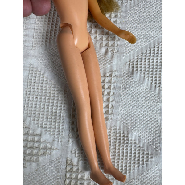 Vintage 1960s Skipper Doll Little Sister Of Barbie Blonde Hair Blue Eyes Japan