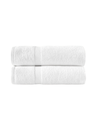 Sunset White Hand Towel