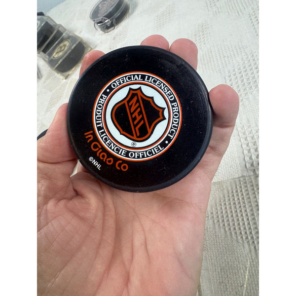 Columbus Blue Jackets Official NHL Licensed Hockey Puck Displayed In Case