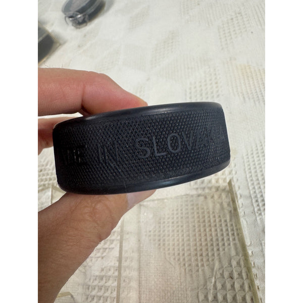 Columbus Blue Jackets Official NHL Licensed Hockey Puck Displayed In Case