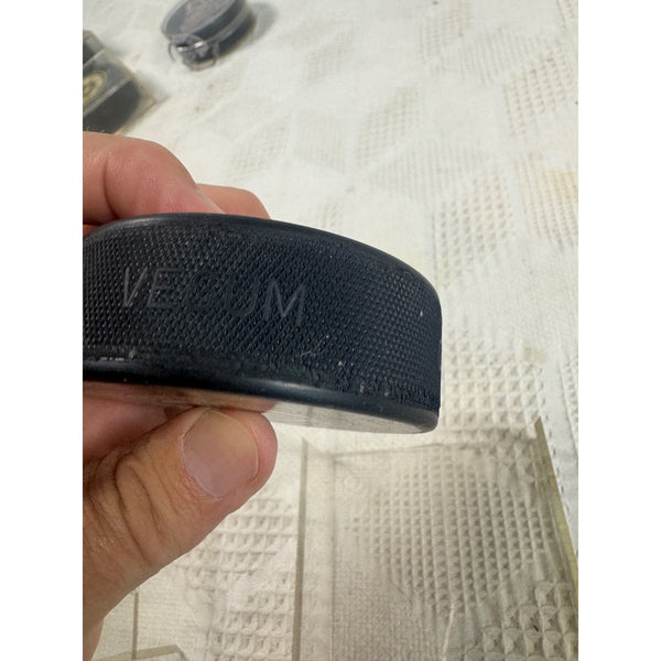 Columbus Blue Jackets Official NHL Licensed Hockey Puck Displayed In Case