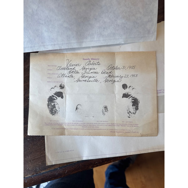 Pair of Cabbage Patch Kids Preemies Dolls w Adoption Certificate Birth Vintage