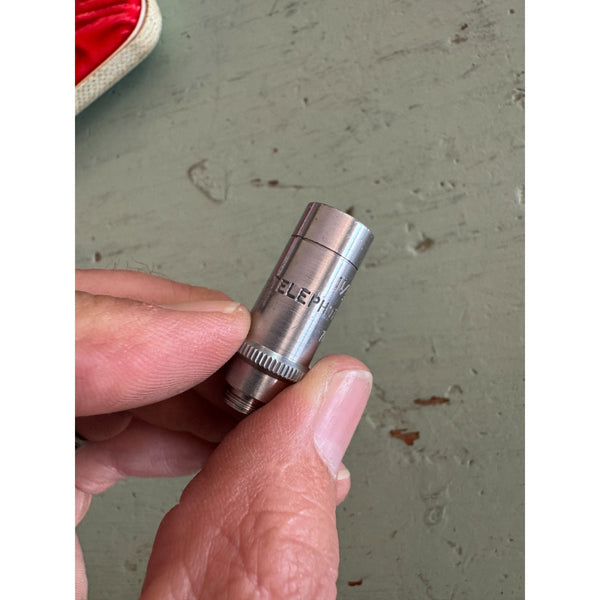 Vintage Elgeet Cine Tel Pair of Camera Lenses in Original Lined Box