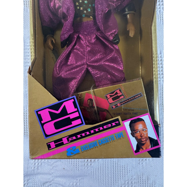MC Hammer Doll Vintage 1991 Mattel Rock Express With Real Cassette Tape 1090 NIB