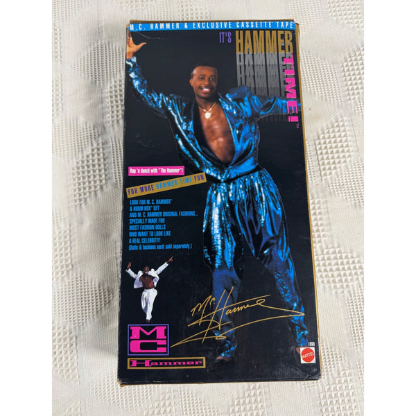 MC Hammer Doll Vintage 1991 Mattel Rock Express With Real Cassette Tape 1090 NIB