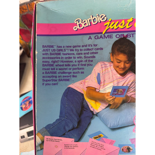 Barbie Just Us Girls Board Game Vintage 1989 By Cardinal Complete Set Retro