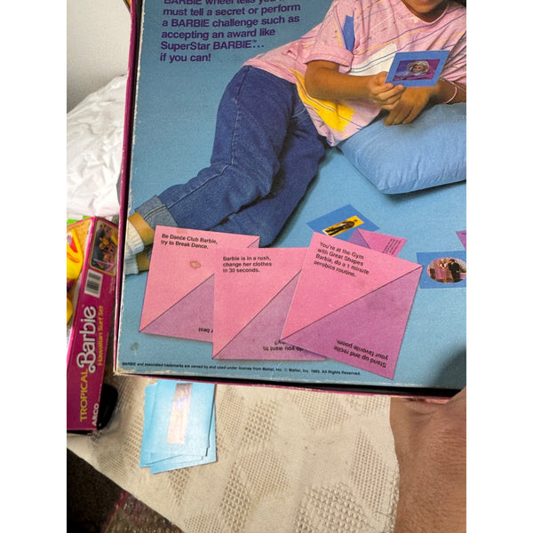 Barbie Just Us Girls Board Game Vintage 1989 By Cardinal Complete Set Retro