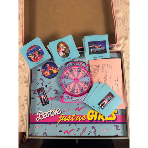 Barbie Just Us Girls Board Game Vintage 1989 By Cardinal Complete Set Retro