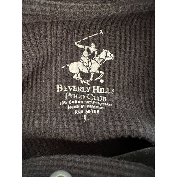 Beverly Hills Polo Mens Black Thermal