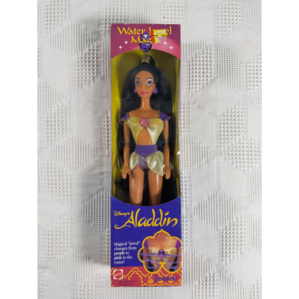 Disney Aladdin Water Jewel Magic Jasmine Doll 1993 Mattel 11272 NIB