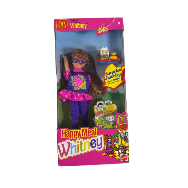 McDonalds Happy Meal Whitney Doll 1993 By Mattel With Surprise Jewelry 11476 NIB