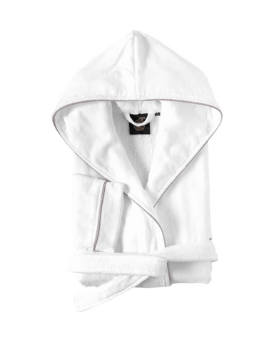 Velour White Bathrobe