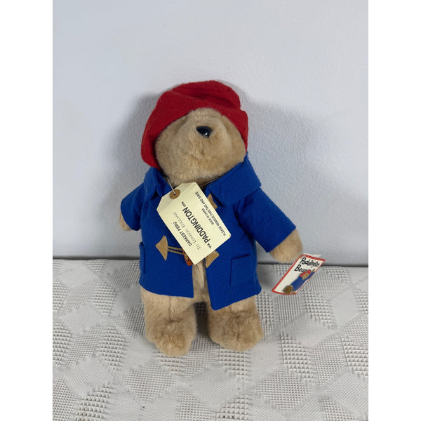 Paddington Bear Plush 2002 Beverly Hills Teddy Bear Co Blue Coat Red Hat w Tags
