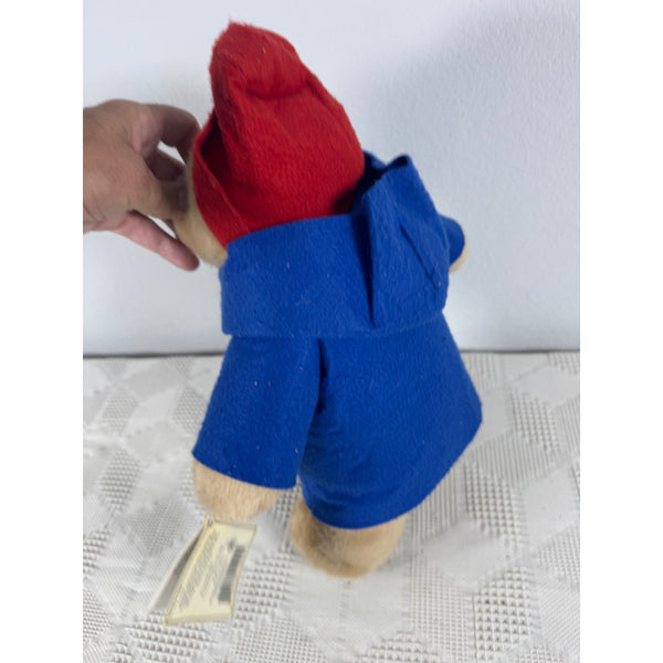 Paddington Bear Plush 2002 Beverly Hills Teddy Bear Co Blue Coat Red Hat w Tags