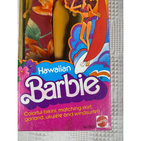 Hawaiian Barbie Doll Rare Vintage 1982 Mattel With Accessories 7470 NIB