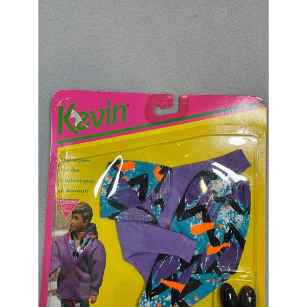 Mattel Kevin High School Fashion Doll Outfit Accessory Set Purple Abstract NWB