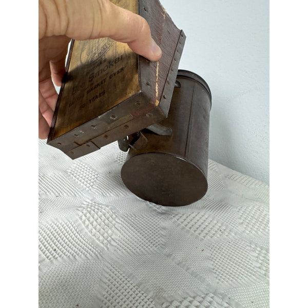 Vintage Woodman Bingham Bee Smoker With Leatherette Bellows and Metal Body